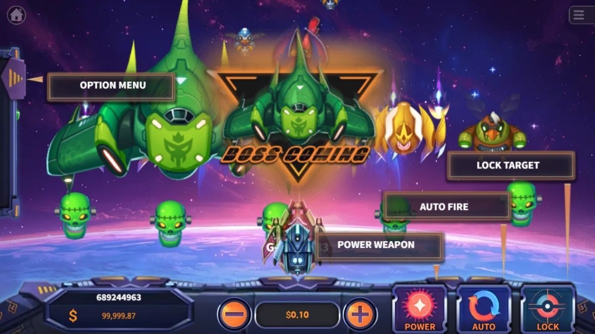 Galactic Bounty Hunter Fishing - Interface - Pedas77.co