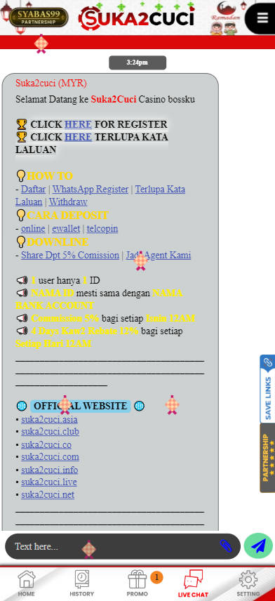 Suka2Cuci - Live Chat - Pedas77.co