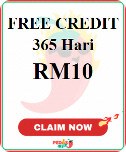 Pedas77 Free Credit 365 - Banner