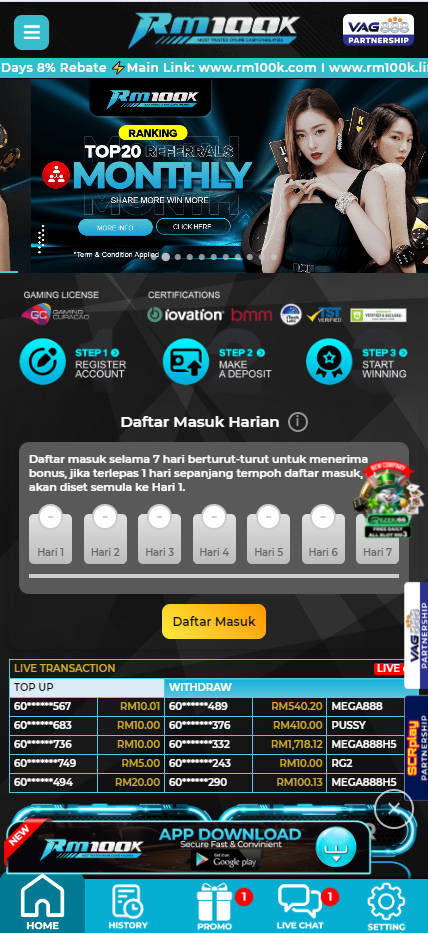 RM100K - Homepage - Pedas77.co