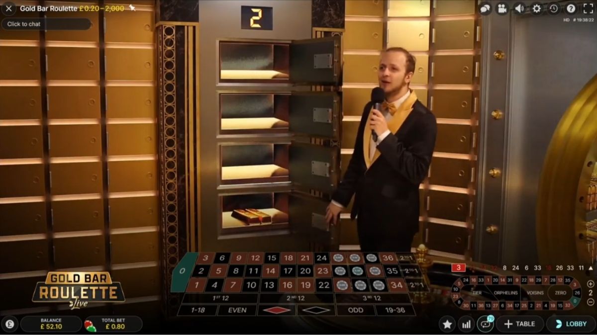 Gold Bar Roulette - Game 2 - Pedas77.co