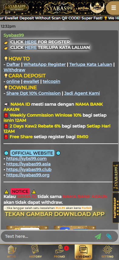 Syabas99 - Live Chat - Pedas77.co