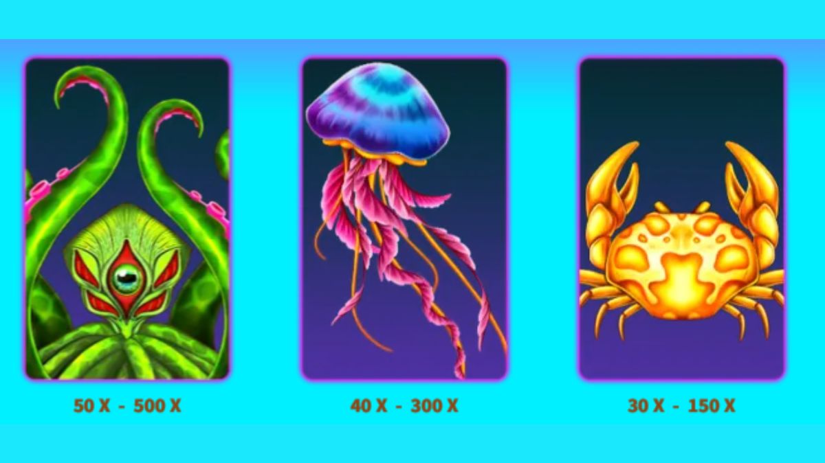 Hungry Shark Cthulhu Fishing - Paytable 1 - Pedas77.co