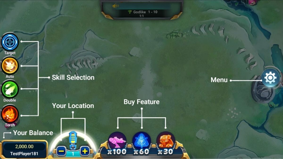Alien Hunter Fishing - Interface - Pedas77.co
