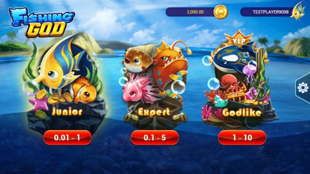 Fishing God - GameRoom - Pedas77.co