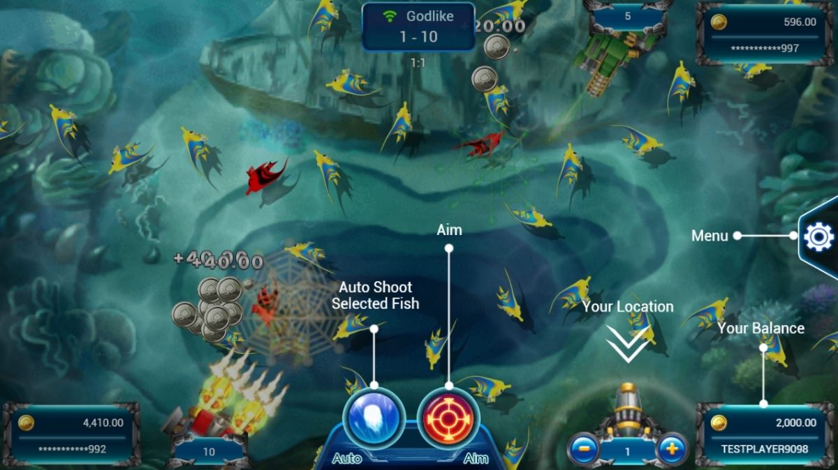 Fishing God - Interface - Pedas77.co