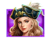 Pirate Queen Slot - Queen Symbol - Pedas77.co