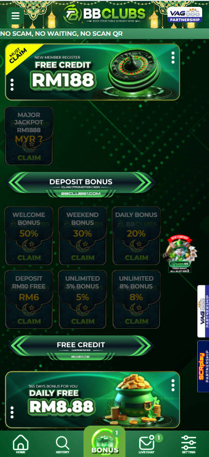 BBClubs - Promotion - Pedas77.co