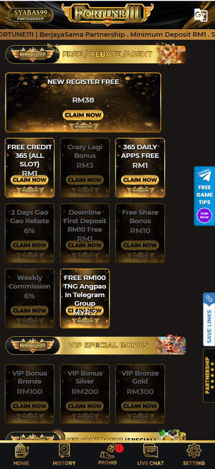 Fortune111 - Promotion - Pedas77.co