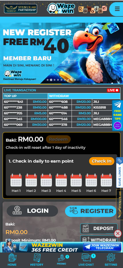 Waze2Win - Homepage - Pedas77.co
