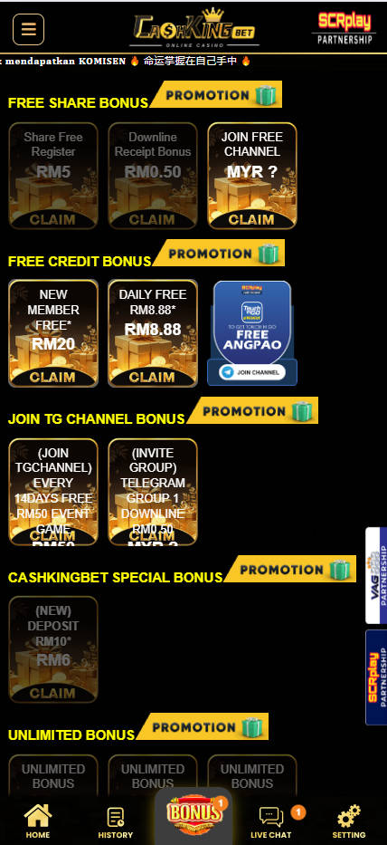 CashKingBet - Promotion - Pedas77.co