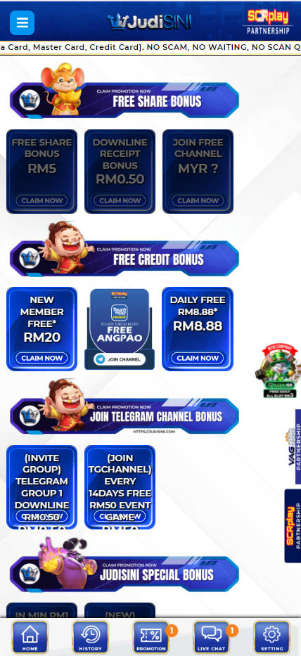 JudiSini - Promotion - Pedas77.co