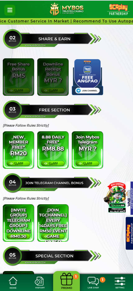 MyBos - Promotion - Pedas77.co