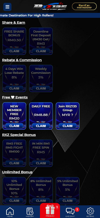 RXZ135 - Promotion - Pedas77.co
