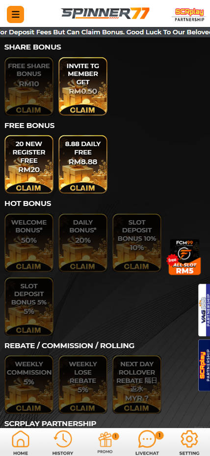SPINNER77 - Promotion - Pedas77.co