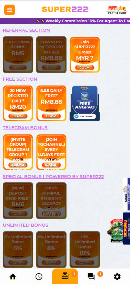 Super222 - Promotion - Pedas77.co