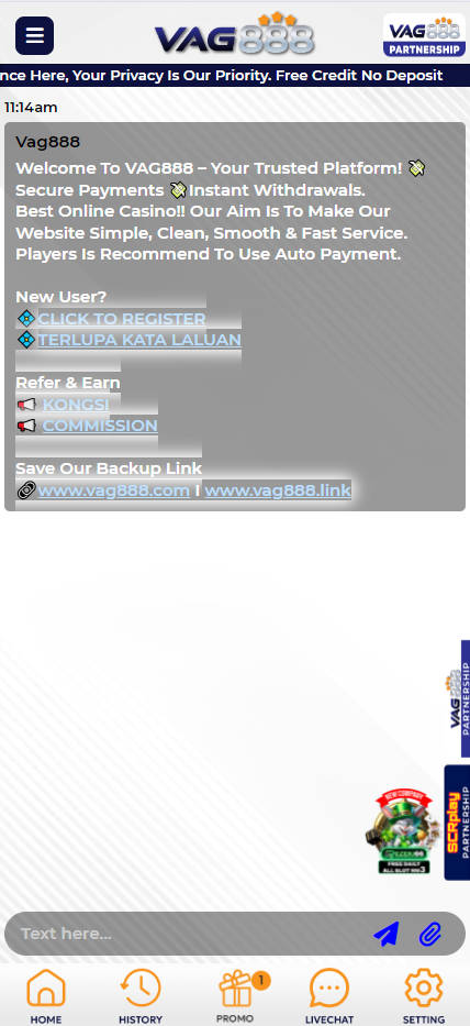 VAG888 - Live Chat - Pedas77.co