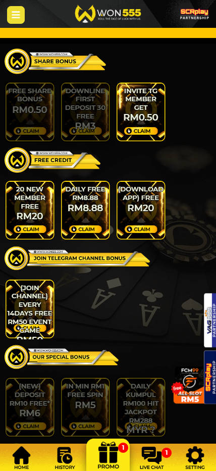 WON555 - Promotion - Pedas77.co